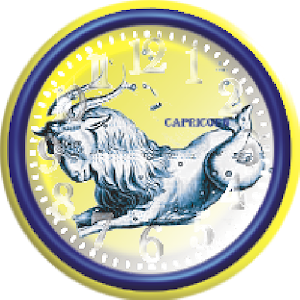 Capricorn Zodiac Analog Clock 1.0