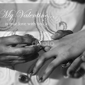 valentine postcard by Sanjaya Margianta - Typography Captioned Photos