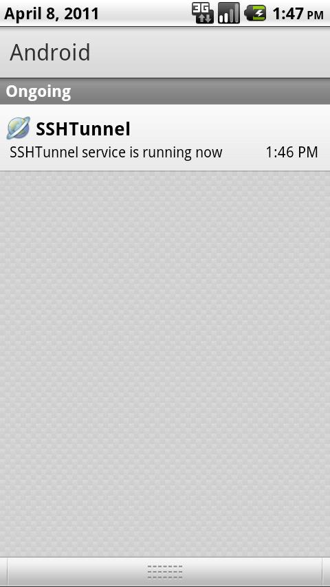 SSH Tunnel - screenshot
