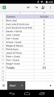 Google 스프레드시트 - screenshot thumbnail