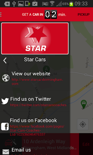 【免費交通運輸App】Star Cars Birmingham-APP點子