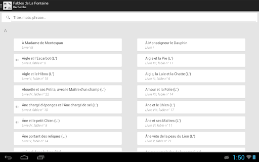 【免費程式庫與試用程式App】La Fontaine Audio - Célèbres 2-APP點子