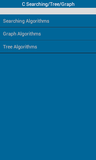 C Searching Tree Graph