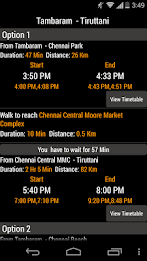 TrainSnap Chennai Train Timing poster 5