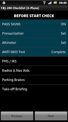 CRJ-200 Checklist 