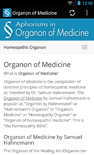 Organon of Medicine Homeopathy