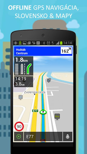Zlaté Mapy - offline navigácia