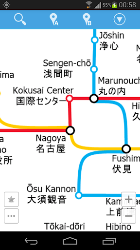 Nagoya Metro Map