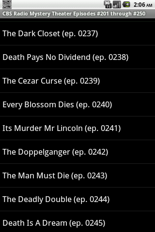 【免費音樂App】CBS Radio Mystery Theater V.05-APP點子