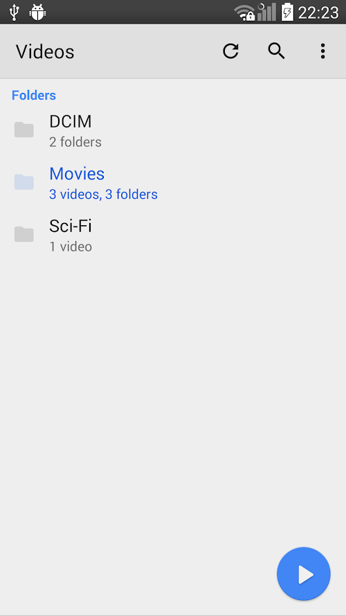 Android application MX Player Codec (Tegra3) screenshort