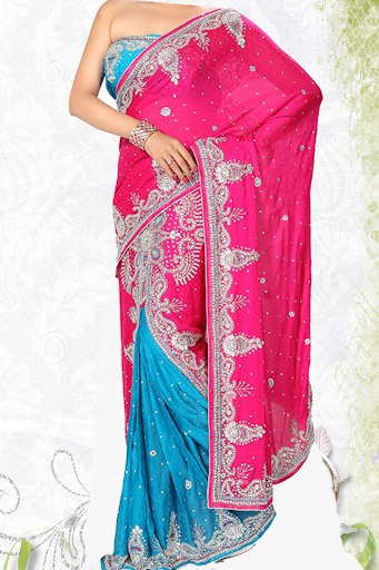 Indian Sari Photo Suit