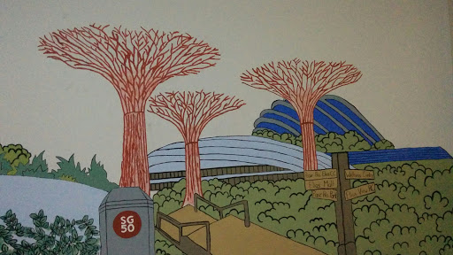 Gardens by the Bay Mural