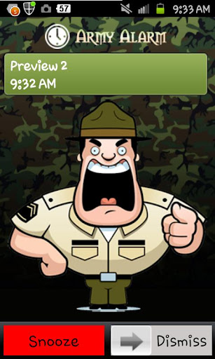 Army Alarm Clock