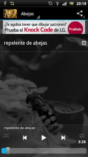 Repelente de abejas y mosquito