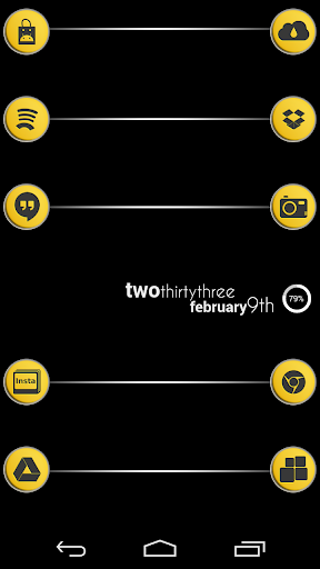 VM3 Yellow Icon Set