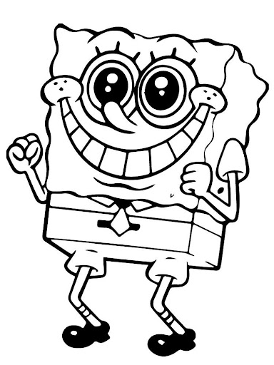 Finn Squarepants Kids Coloring