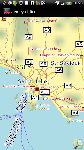 【免費旅遊App】Jersey offline map-APP點子