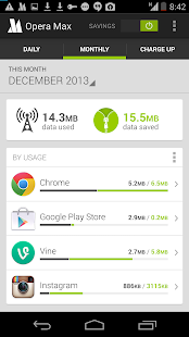 Opera Max beta for Android - screenshot thumbnail