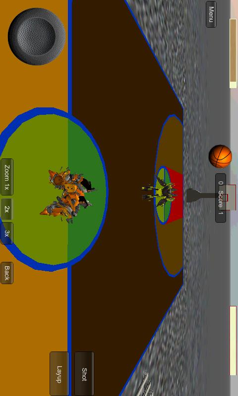 Robots Basketball 3D Screen 2