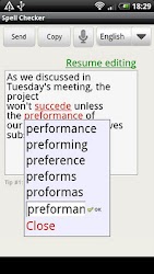 Spell Checker (+voice input)