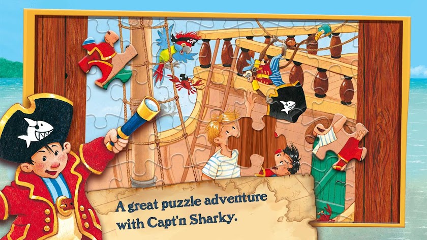 Puzzle fun with Captn Sharky Screen 2