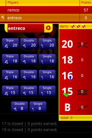 Dart ScoreCard PRO (No ads) Screen 3