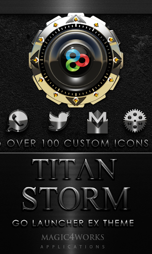 GO Launcher Theme Titan Storm