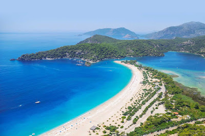 Ölüdeniz is a beachfront village in Muğla Province on the Turquoise Coast of southwestern Turkey.