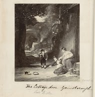 Fotoreproductie van een prent, vermoedelijk naar een schilderij van Thomas Gainsborough