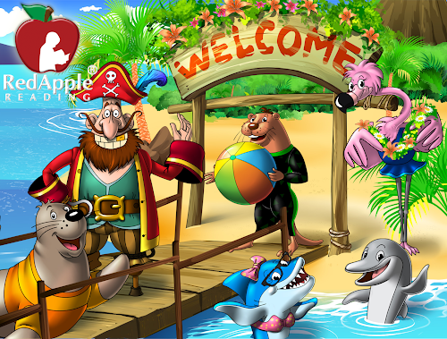 Android application Reading Island Adventures Map1 screenshort