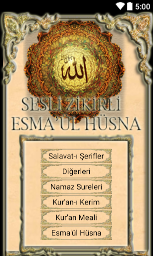 Sesli Esma'ül Hüsna Zikirli