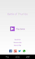 Battle of Thumbs - Free APK צילום מסך #1