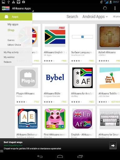 Afrikaans app