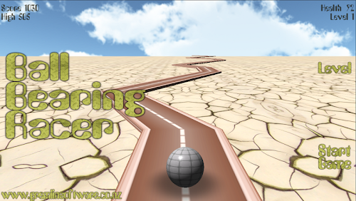 Android application Ball Bearing Racer screenshort