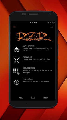 RZR Orange - Icon Pack