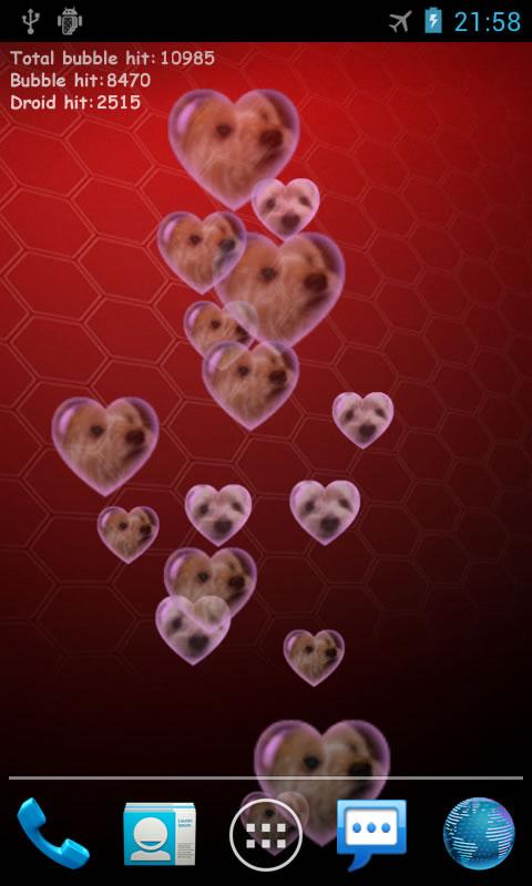 Bubble Pro Live Wallpaper Screen 2