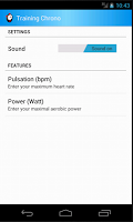 Training chrono APK صورة لقطة الشاشة #2