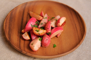 Sauteed Radishes with Mint