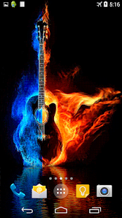 How to install Burning Guitar Live Wallpaper 1.0 mod apk for android