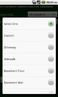 Download Concrete Calculator US/Metric APK for Android
