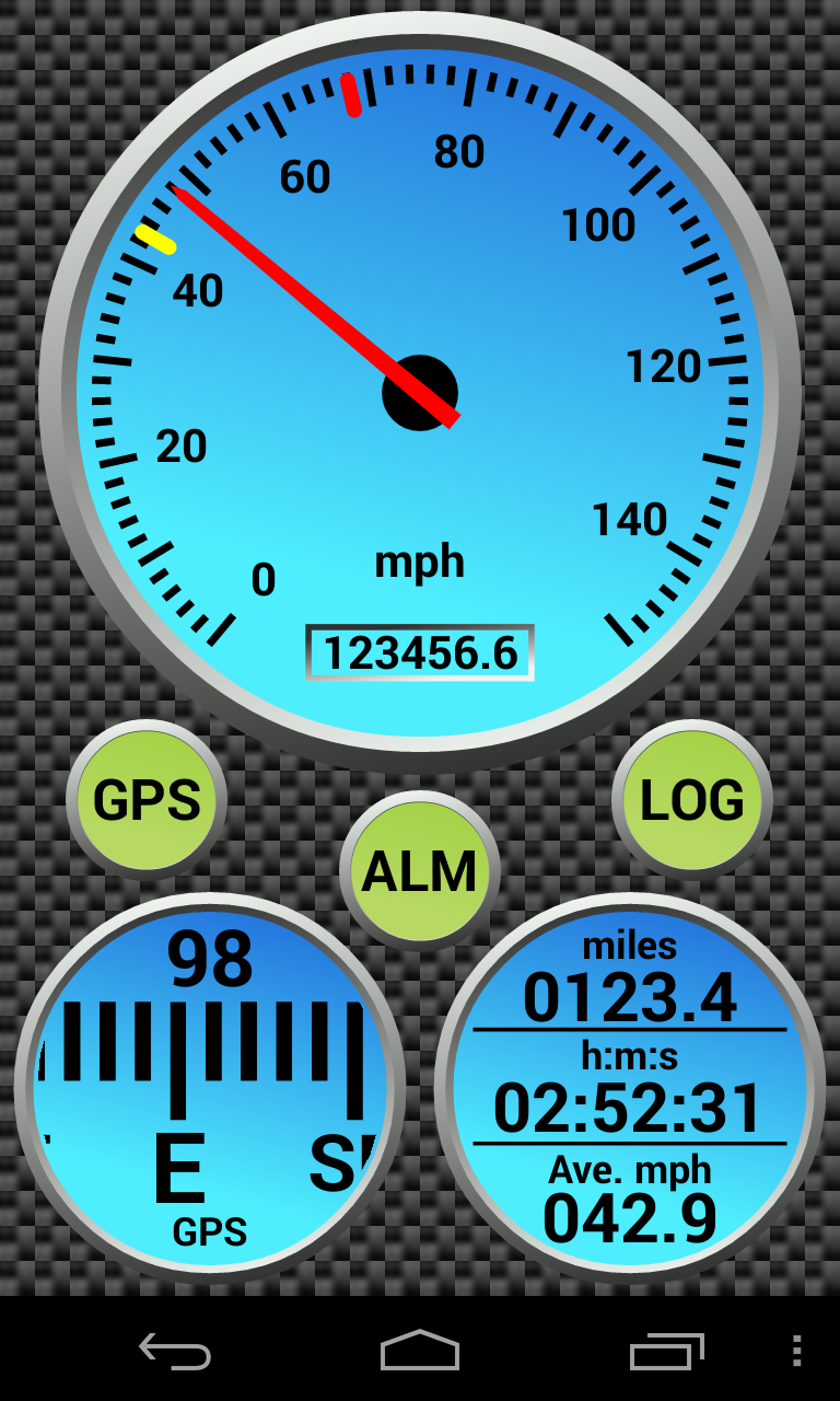 DashMate: GPS Speedometer Screen 2