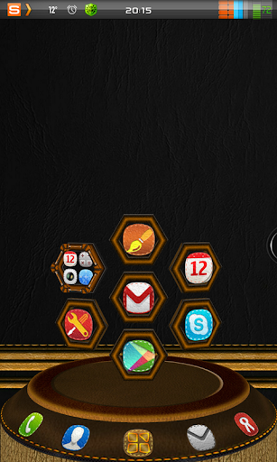 Next Launcher 3D Leather Theme