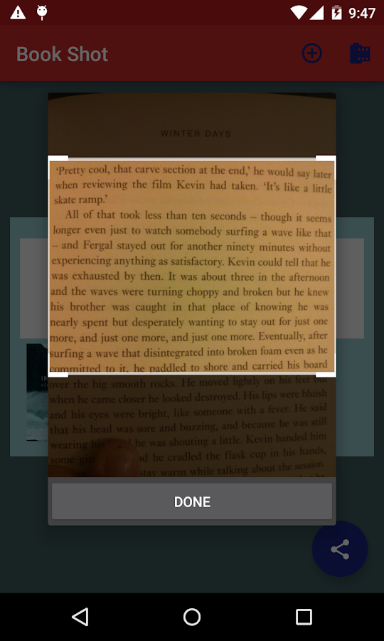    Book Shot- screenshot  