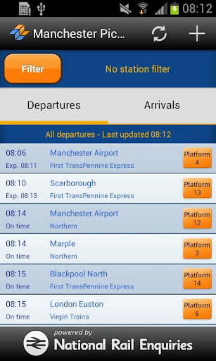 【免費交通運輸App】myTrains UK Live Train Times-APP點子