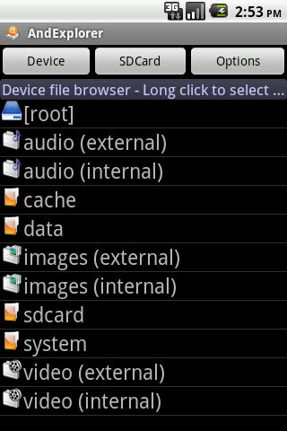 AndExplorer v2.1