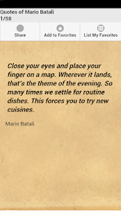 Free Download Quotes of Mario Batali APK
