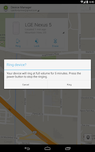   Android Device Manager- screenshot thumbnail   