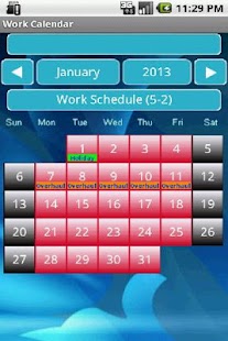 Download Work Calendar 24 APK for Android