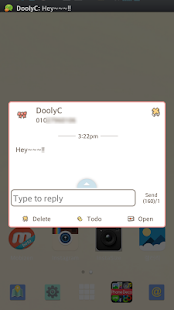 bebe_chick go sms theme Screenshots 4
