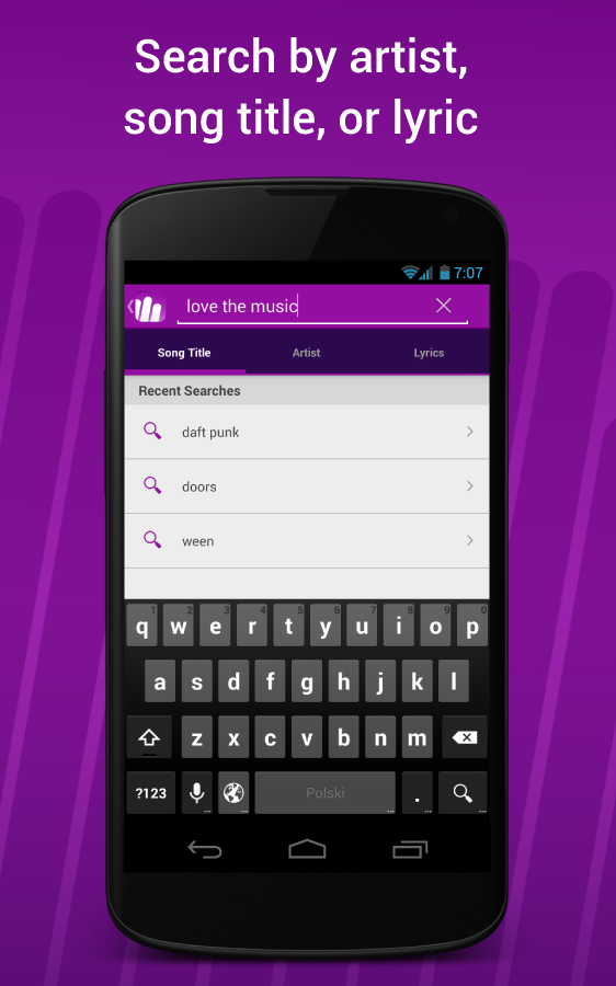 Lyrically - Music Lyrics - screenshot